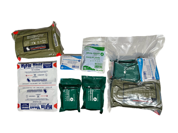 Vacuum-Packed IFAK and Blow-Out Trauma Kits